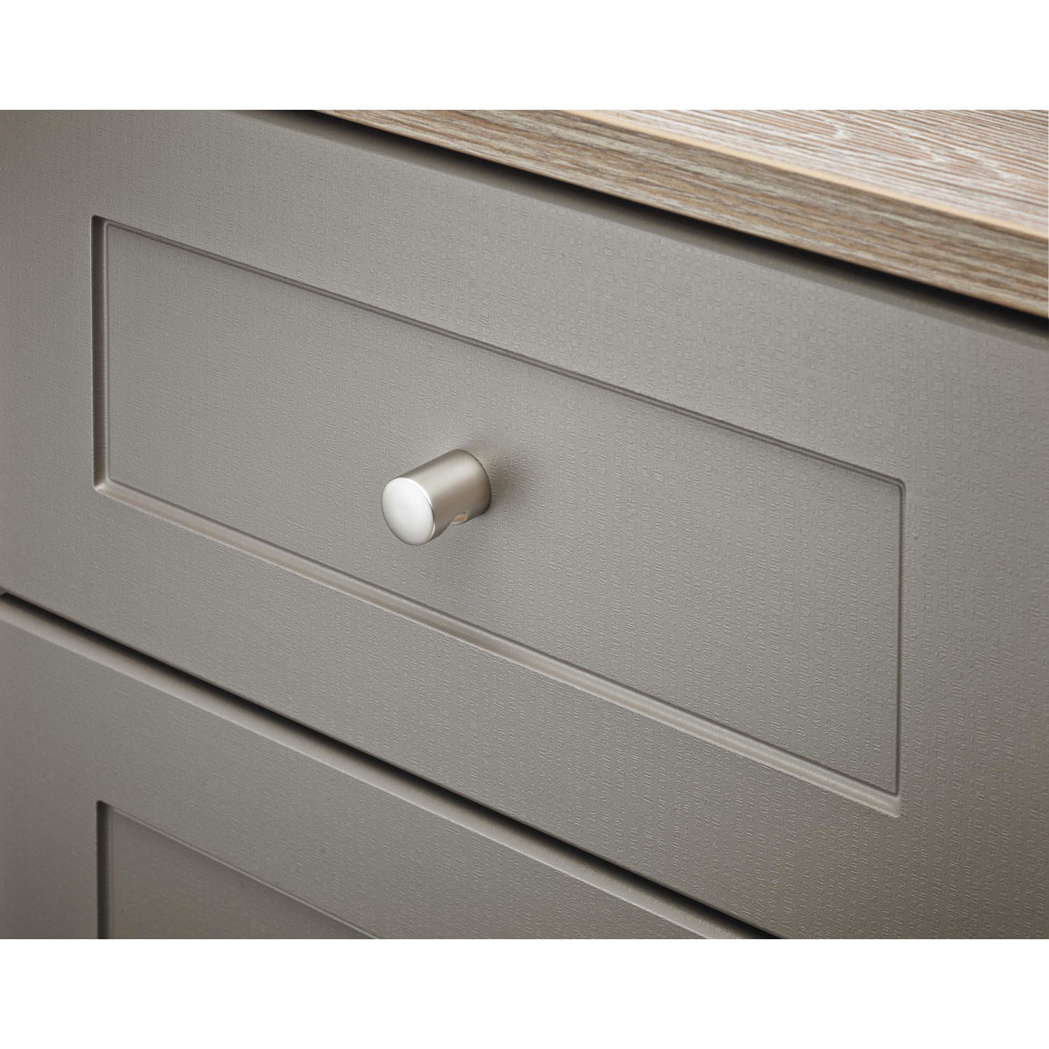 Kingstown Classic Single Pedestal Dressing Table In Bronze and Oak